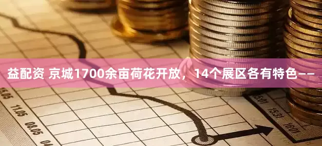 益配资 京城1700余亩荷花开放，14个展区各有特色——