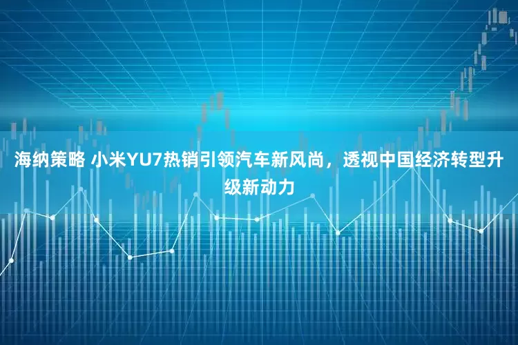 海纳策略 小米YU7热销引领汽车新风尚，透视中国经济转型升级新动力