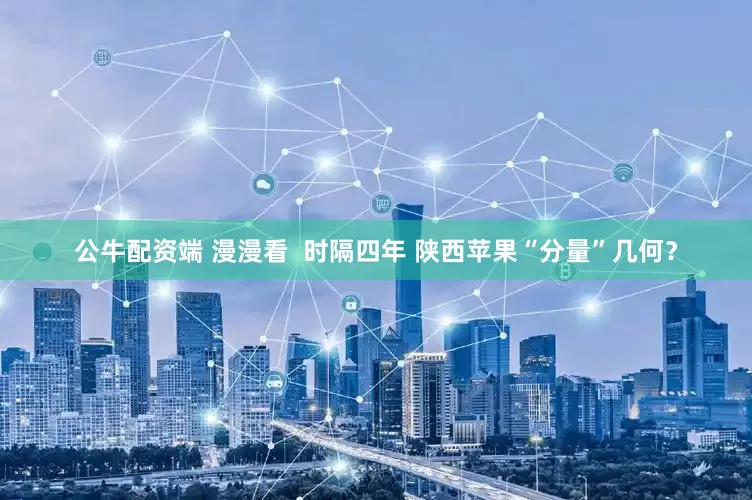 公牛配资端 漫漫看  时隔四年 陕西苹果“分量”几何？